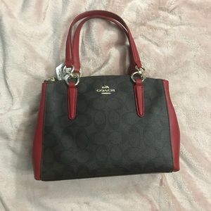 Coach Signature Mini Christie Carryall Satchel